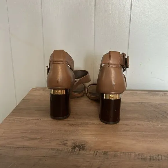 Tory Burch Brown Leather Sandals Size 6.5