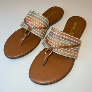 Toscanella Italian Sandals Womens 9.5 Luxury Vacation Summer Beach Designer