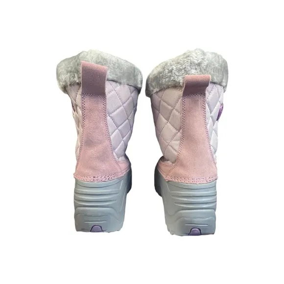 Totes girls Jenny purple waterproof shell winter boots