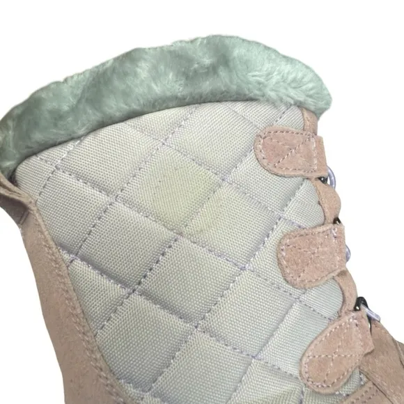 Totes girls Jenny purple waterproof shell winter boots