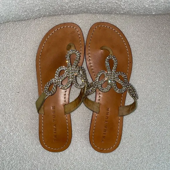 Trina Turk Embellished Sandals