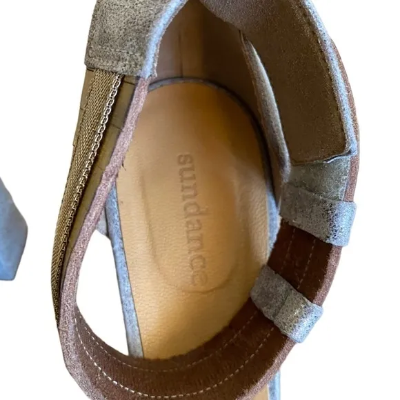 Twilight Zephyr silver leather sandals From Sundance size 40