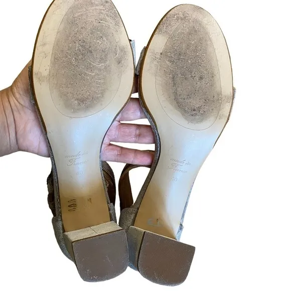 Twilight Zephyr silver leather sandals From Sundance size 40