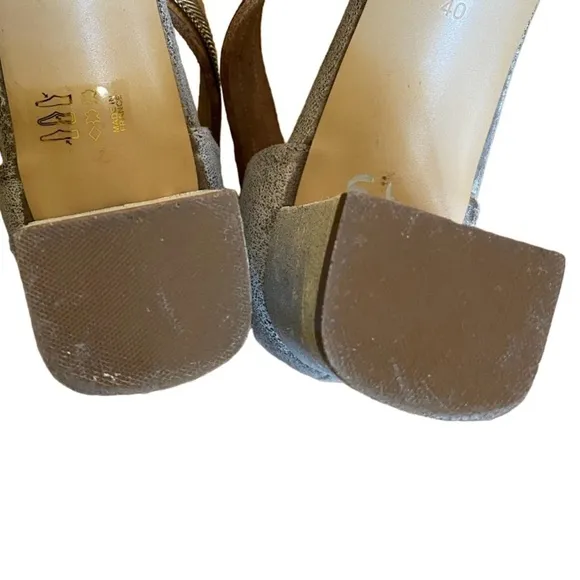 Twilight Zephyr silver leather sandals From Sundance size 40
