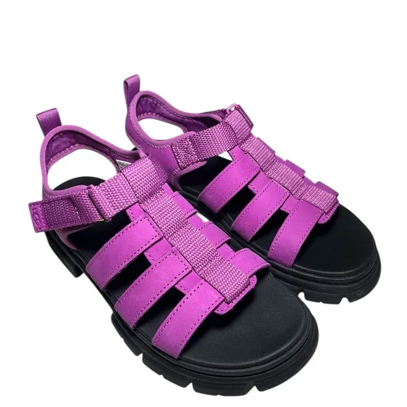UGG Ashton Straps Kids Purple Sandals Sz 3