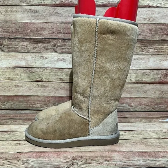 Ugg Beige Tall Classic Boots