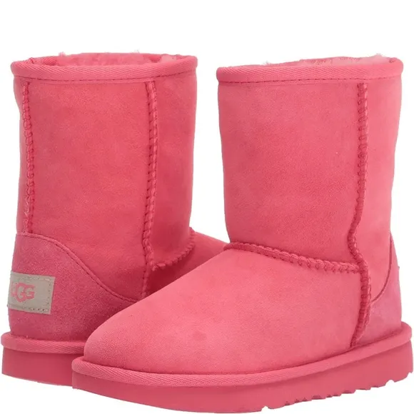 UGG Big Kids Classic Boots Strawberry Sorbet Size 4K