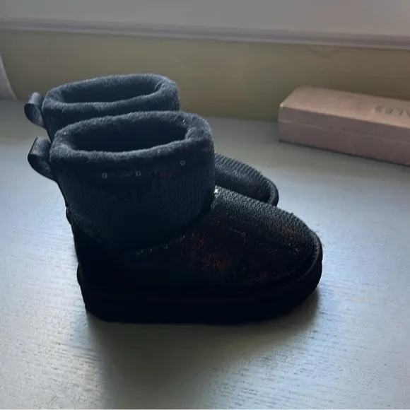 UGG Black Classic Mini Boots