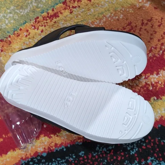 UGG Black Slide Sandals