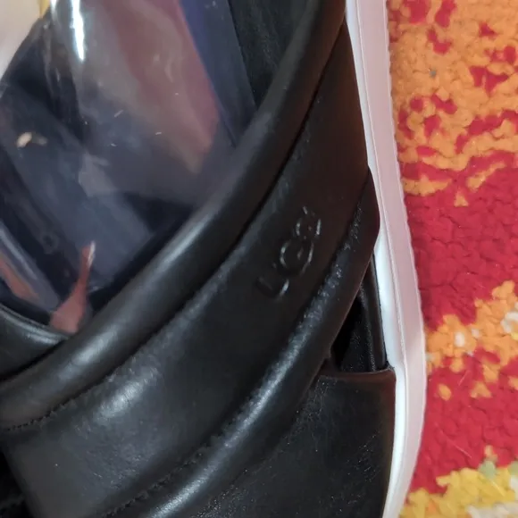 UGG Black Slide Sandals