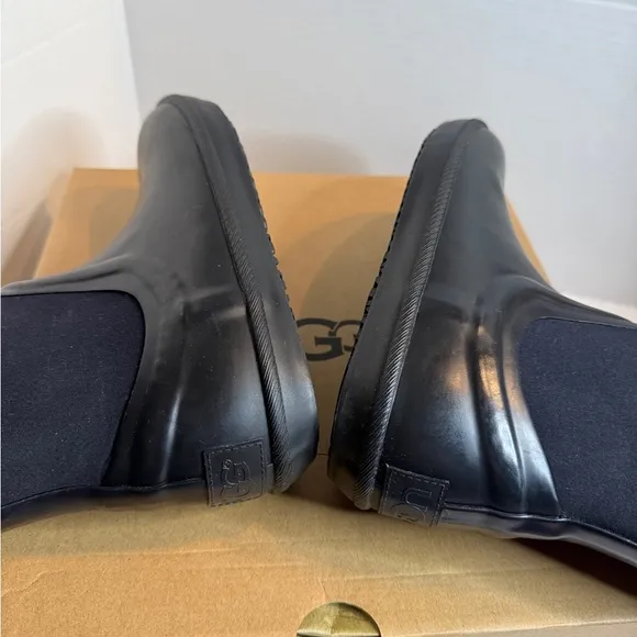 UGG Black Waterproof Boots Kex Size 4 New in Box