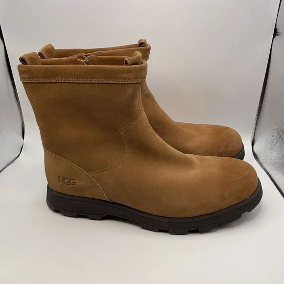 UGG City Mini Men's Waterproof Boots Size 12 Brown New W/box