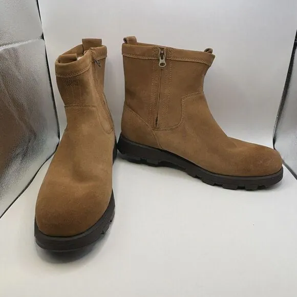 UGG City Mini Men's Waterproof Boots Size 12 Brown New W/box