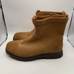 UGG City Mini Men's Waterproof Boots Size 12 Brown New W/box