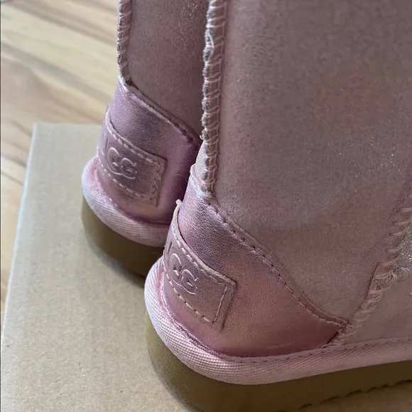 Ugg Classic II Shimmer Metallic Suede Boots