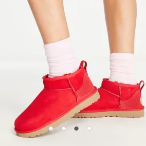 UGG Classic Mini Boots in Ribbon Red Size 9