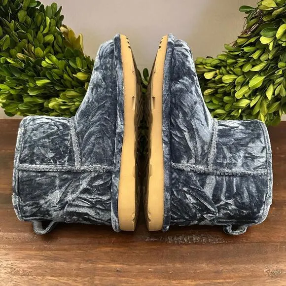 UGG Classic Mini II Crushed‎ Velvet Boots 4