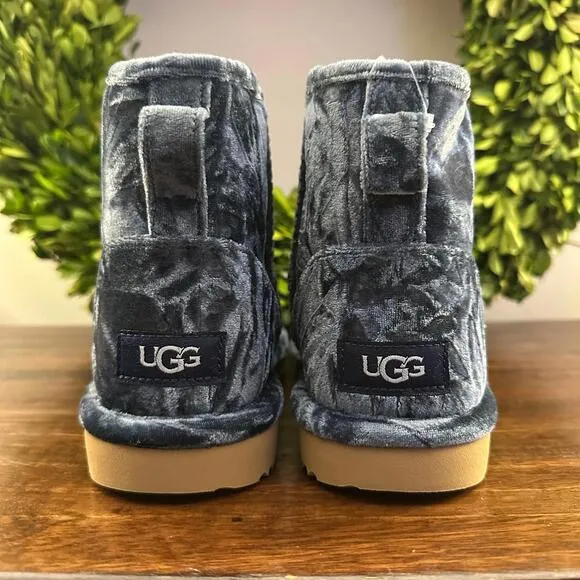 UGG Classic Mini II Crushed‎ Velvet Boots 4