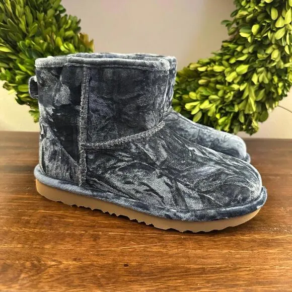 UGG Classic Mini II Crushed‎ Velvet Boots 4