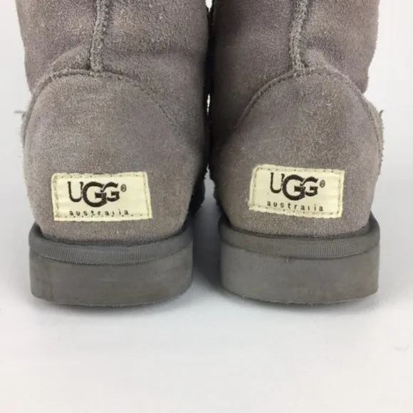 UGG Classic Tall II Suede Boots Gray F8004 size 5