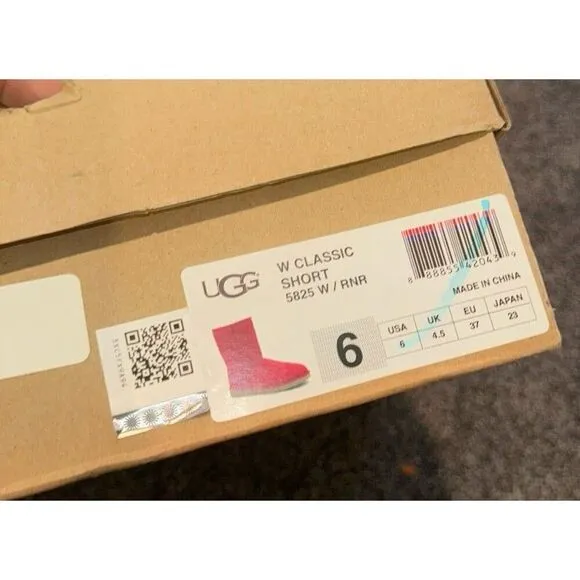 Ugg Hot pink Classsic Boots 6 Women's
