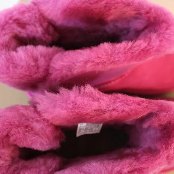 UGG MINI BLING SWAROVSKI‎ CRYSTAL SUEDE BOOTS PINK