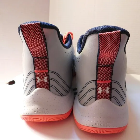 Under Armour Curry 3Z6 Basketball Sneakers Gray Men's Size 10.5 NEW