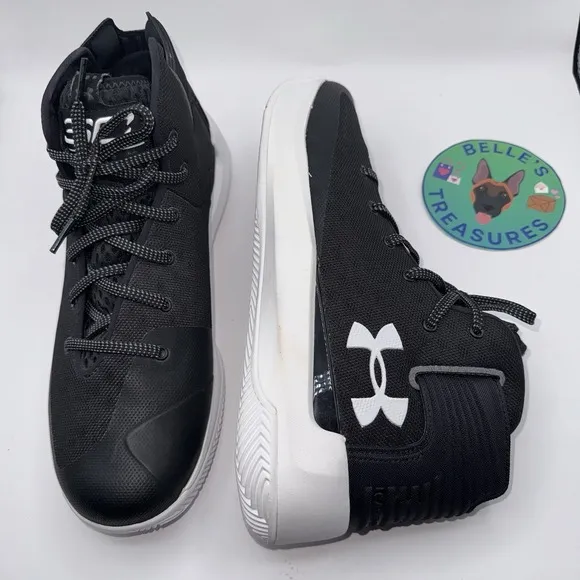Under Armour SC 3Zero Trainer Basketball High top Sneakers Mens Sz 9.5 US 43 EU