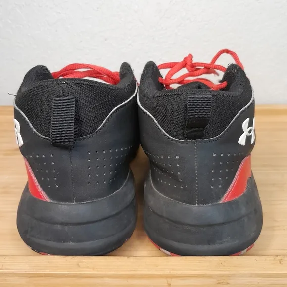 Under Armour Youth Red Size 7Y Camo Soles Basketball Sneakers Shoes