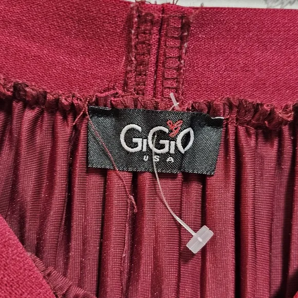 Valentines Day Tulle Double layered Pleated velvet Skirt sz Small