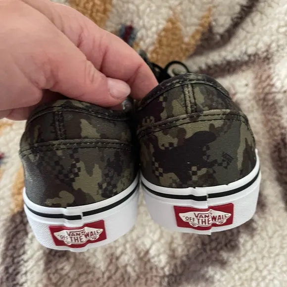 Vans Atwood Mixed Camo Lace Up Sneakers