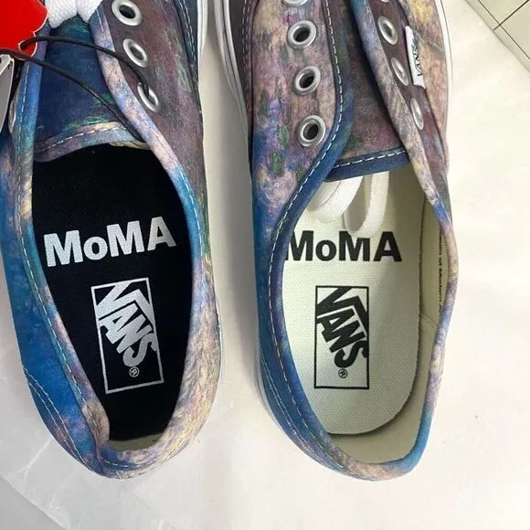 VANS Authentic MoMA Claude Monet Water Lilies Art Sneakers Shoes Limited Edition