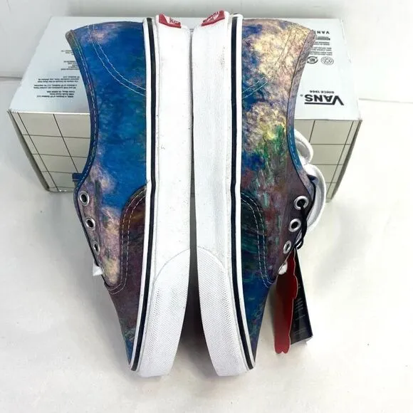VANS Authentic MoMA Claude Monet Water Lilies Art Sneakers Shoes Limited Edition