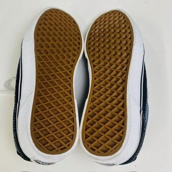 Vans Bearcat Sk8‎ Youth Size 5.5 Navy/Black Skater Fat Tongue