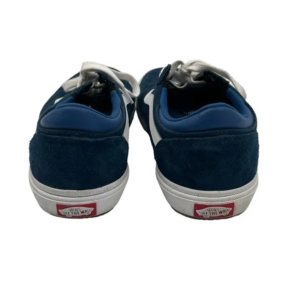 Vans Blue Old Skool Core Classics Skater Shoe Sneakers Size 8.5 Men's