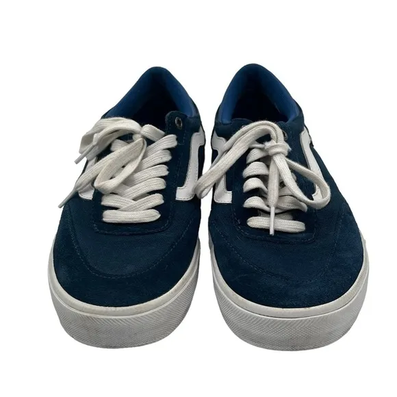 Vans Blue Old Skool Core Classics Skater Shoe Sneakers Size 8.5 Men's