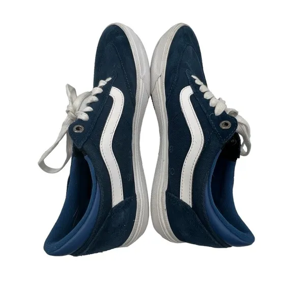 Vans Blue Old Skool Core Classics Skater Shoe Sneakers Size 8.5 Men's
