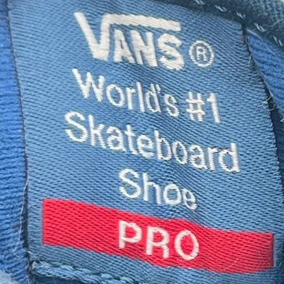 Vans Blue Old Skool Core Classics Skater Shoe Sneakers Size 8.5 Men's