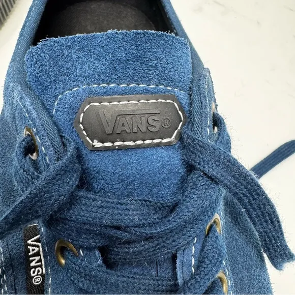 Vans‎ Destruct SF Ultracush Blue Suede and Black Skater Sneakers Men’s Size 11.5