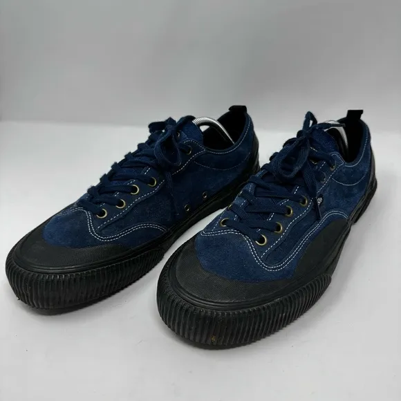 Vans‎ Destruct SF Ultracush Blue Suede and Black Skater Sneakers Men’s Size 11.5