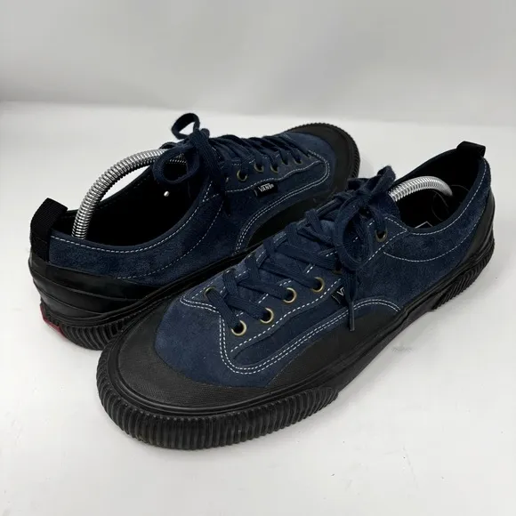 Vans‎ Destruct SF Ultracush Blue Suede and Black Skater Sneakers Men’s Size 11.5