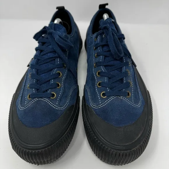 Vans‎ Destruct SF Ultracush Blue Suede and Black Skater Sneakers Men’s Size 11.5