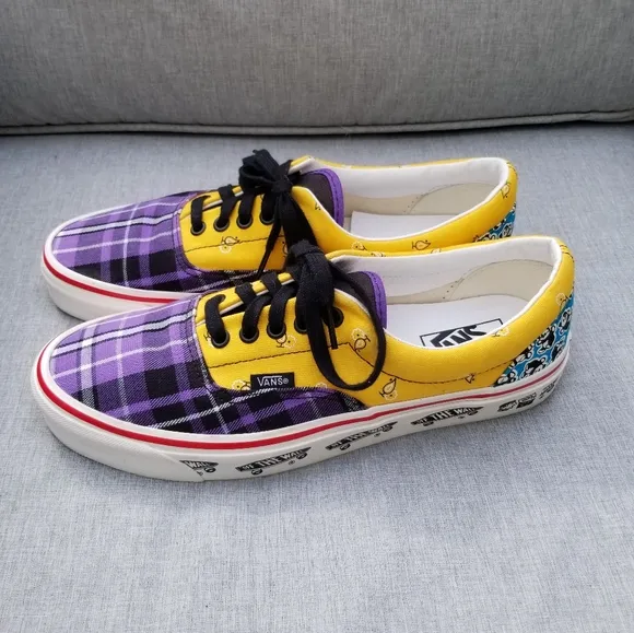 Vans Era 95 DX Anaheim Factory Panda Tartan Sneakers Size Mens 9 Ladies 10.5