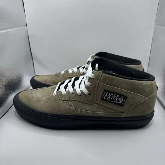 Vans Half Cab Skate Classics Brown Pig Suede Mens 13 Skater Y2K Grunge Retro