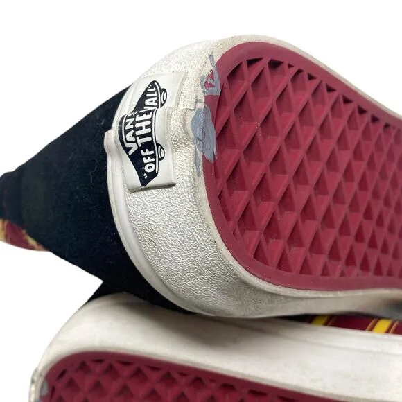 Vans Harry Potter Gryffindor Hi Top Sneakers Mens 11 Skater Burgundy Gold