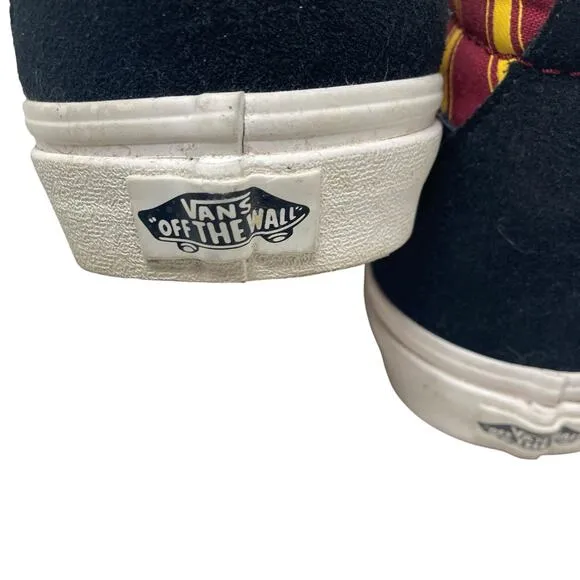 Vans Harry Potter Gryffindor Hi Top Sneakers Mens 11 Skater Burgundy Gold