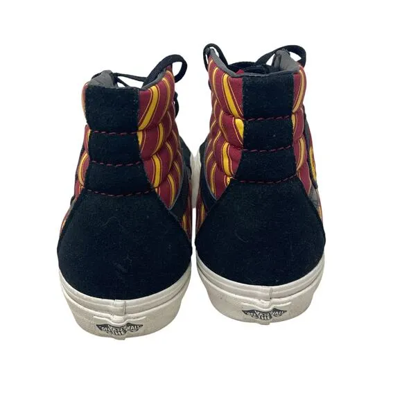 Vans Harry Potter Gryffindor Hi Top Sneakers Mens 11 Skater Burgundy Gold