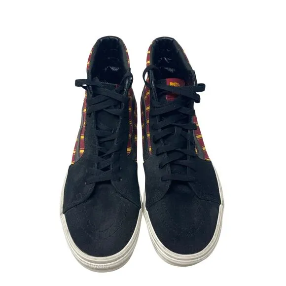 Vans Harry Potter Gryffindor Hi Top Sneakers Mens 11 Skater Burgundy Gold