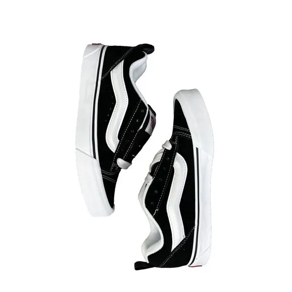 Vans Knu Skool Sneakers Black / White Shoes Unisex Off The Wall Sz M5.5/W7
