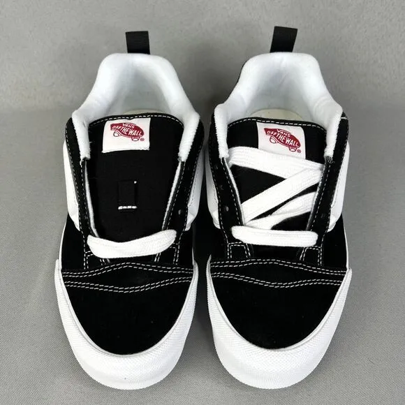 Vans Knu Skool Sneakers Black / White Shoes Unisex Off The Wall Sz M5.5/W7